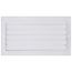 12" x 6" (Wall Opening Size) Three-Way White Sidewall/Ceiling Register (303 Series)