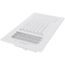 12" x 6" (Wall Opening Size) Three-Way White Sidewall/Ceiling Register (303 Series)