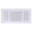 14" x 6" (Wall Opening Size) Three-Way White Sidewall/Ceiling Register (303 Series)