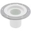 3" Insert x 4" Long PVC Closet Flange w/ Stainless Steel Ring
