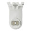 Fluorescent Lampholder, Pedestal Base - White (660W)