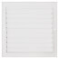 10" x 10" (Wall Opening Size) Four-Way White Sidewall/Ceiling Register (304 Series)