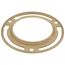 4" Shallow Brass Closet Flange