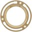 4" Shallow Brass Closet Flange
