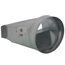 7" Galvanized Transition - Long Throat (3-1/4" x 10" Round)