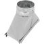 4" Galvanized Transition (3-1/4" x 10" Round)