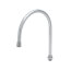 12-1/16" Swivel Gooseneck Nozzle w/ Stream Regulator Outlet, 8-3/4" Spread & 5-9/16" Clearance, 135X