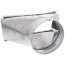 3-1/4" x 10" Galvanized Transition (5" Round)