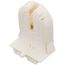 Linear Fluorescent Lampholder, Medium Base, w/ Panel Locator Post - White (660W)