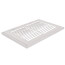 10" x 6" (Wall Opening Size) White Sidewall/Ceiling Return Air Filter Grille (673 Series)