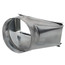 6" Galvanized Transition (3-1/4" x 10" Round)