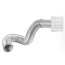 4" x 8 Ft. Flexible Semi-Rigid Dryer Exhaust Transition Duct Louvered Vent Kit (White)