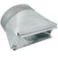 7" Galvanized Transition (3-1/4" x 10" Round)