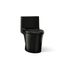 Veil One-Piece Elongated Toilet w/ Skirted Trapway, Dual-Flush (Black), K-1381-7