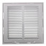 10" x 10" (Wall Opening Size) White Sidewall/Ceiling Return Air Filter Grille (673 Series)