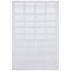 16" x 25" (Wall Opening Size) White Sidewall/Ceiling Return Air Grille (672 Series)