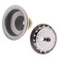 14 Series Grid Style Cup Strainer w/ Shallow Locking Cup & Neoprene Stopper (Stainless Steel)