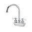 Royal Series 4" Center Wall Mount Kitchen Faucet w/ 6" Wide Gooseneck Spout, 14-401L