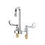 Royal Series 4" Center Deck Mount Lavatory Faucet w/ 3-3/4" Wide Gooseneck Spout, 14-546L