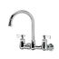 Royal Series 8" Center Wall Mount Kitchen Faucet w/ 6" Wide Gooseneck Spout, 14-801L