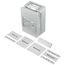 Pneumatic Thermostat Cover Kit, 15°C to 30°C (Satin Chrome)