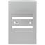 Pneumatic Thermostat Cover Kit, 15°C to 30°C (Satin Chrome)