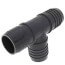 6" Barbed PVC Tee (Insert x Insert x Insert)