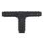 1/2" x 1/2" x 3/4" PVC Barbed Insert Reducing Tee (Insert x Insert x Insert)