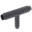 3/4" x 3/4" x 1/2" PVC Barbed Insert Reducing Tee (Insert x Insert x Insert)
