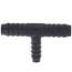3/4" x 3/4" x 1/2" PVC Barbed Insert Reducing Tee (Insert x Insert x Insert)