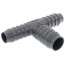 3/4" x 3/4" x 1" PVC Barbed Insert Reducing Tee (Insert x Insert x Insert)