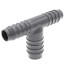 3/4" x 3/4" x 1" PVC Barbed Insert Reducing Tee (Insert x Insert x Insert)
