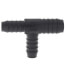 1" x 3/4" x 3/4" PVC Barbed Insert Reducing Tee (Insert x Insert x Insert)