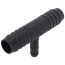 1" x 1" x 3/8" Spiral Barbed PVC Tee (Insert x Insert x Spiral Barb)