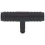 1" x 1" x 3/8" Spiral Barbed PVC Tee (Insert x Insert x Spiral Barb)