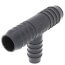 1" x 1" x 3/4" PVC Barbed Insert Reducing Tee (Insert x Insert x Insert)