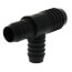 1-1/4" x 1" x 1" PVC Barbed Insert Reducing Tee (Insert x Insert x Insert)