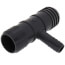 1-1/4" x 1-1/4" x 1/2" PVC Barbed Insert Reducing Tee (Insert x Insert x Insert)