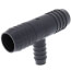 1-1/4" x 1-1/4" x 3/4" PVC Barbed Insert Reducing Tee (Insert x Insert x Insert)