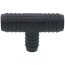 1-1/4" x 1-1/4" x 1" PVC Barbed Insert Reducing Tee (Insert x Insert x Insert)