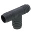 1-1/4" x 1-1/4" x 1-1/2" PVC Barbed Insert Reducing Tee (Insert x Insert x Insert)