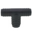 1-1/4" x 1-1/4" x 1-1/2" PVC Barbed Insert Reducing Tee (Insert x Insert x Insert)