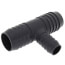 1-1/2" x 1-1/2" x 1" PVC Barbed Insert Reducing Tee (Insert x Insert x Insert)