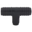 1-1/2" x 1-1/2" x 1-1/4" PVC Barbed Insert Reducing Tee (Insert x Insert x Insert)