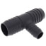 2" x 2" x 1/2" PVC Barbed Insert Reducing Tee (Insert x Insert x Insert)