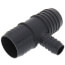 2" x 2" x 1" PVC Barbed Insert Reducing Tee (Insert x Insert x Insert)