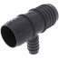 2" x 2" x 1" PVC Barbed Insert Reducing Tee (Insert x Insert x Insert)