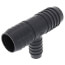 2" x 2" x 1-1/4" PVC Barbed Insert Reducing Tee (Insert x Insert x Insert)