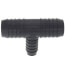 3" x 3" x 1" PVC Barbed Insert Reducing Tee (Insert x Insert x Insert)