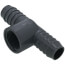 1" Barbed PVC Tee (Insert x Insert x FIPT)